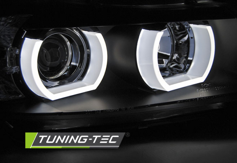 Xenon LED Angel Eyes Scheinwerfer für BMW 3er E90/E91 05-08 schwarz